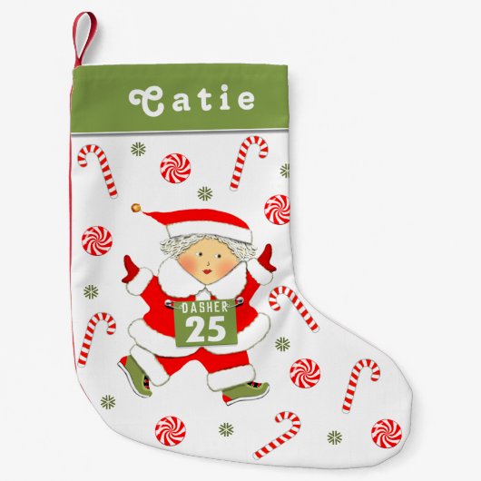 Hardlopers Kerstcadeau Kleine Kerstsok (Voorkant)