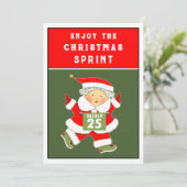 Hardlopers Kerstkaarten (Staand voorkant)