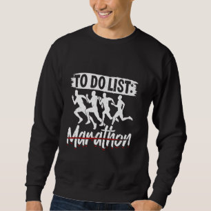 Hardlopers TO DO LIJST MARATHON Hardlopen Grappige Trui