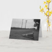 "Hardly Working" Kaart om Beterschap te Wensen (Gele Bloem)