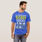 Hardnekkige Bichon-trucs - hondentraining T-shirt (Voorkant volledig)