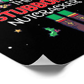 Hardnekkige Notenkraker Leuke Kerstmis Familie Mat Poster (Hoek)