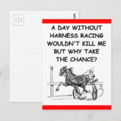 hardnekkige races briefkaart (Voorkant / Achterkant)