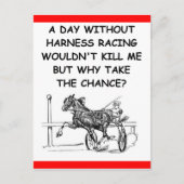 hardnekkige races briefkaart (Voorkant)