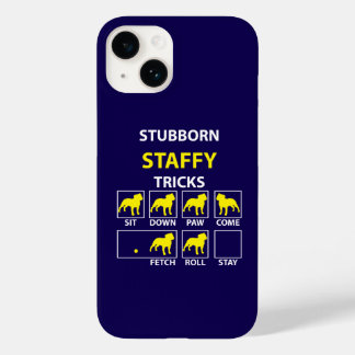 Hardnekkige Staffy Tricks Case-Mate iPhone 14 Hoesje