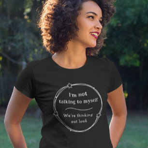 Hardop denken Grappig Humoristisch amusant cadeau  T-shirt