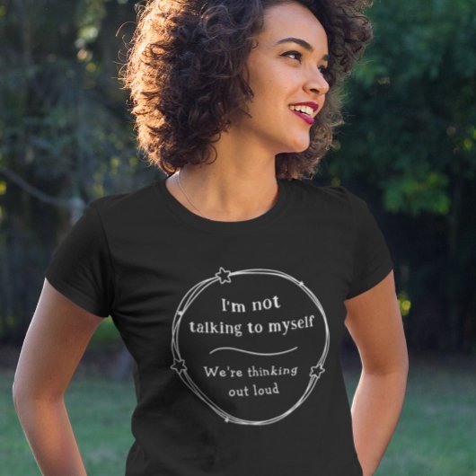Hardop denken Grappig Humoristisch amusant cadeau  T-shirt