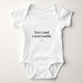 Hardop geboren. Meer geliefd. Baby Body Romper