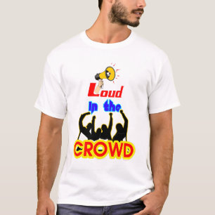Hardop in de Menigte, Staan Uit Streetwear T-Shirt