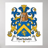 Hardouin Family Crest Poster (Voorkant)