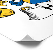 Hardouin Family Crest Poster (Hoek)