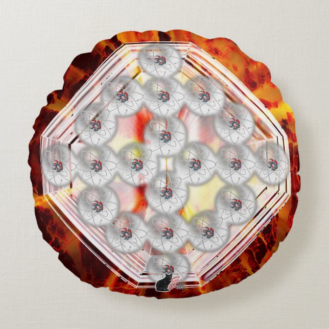 Hardrock Rond Kussen (Voorkant)