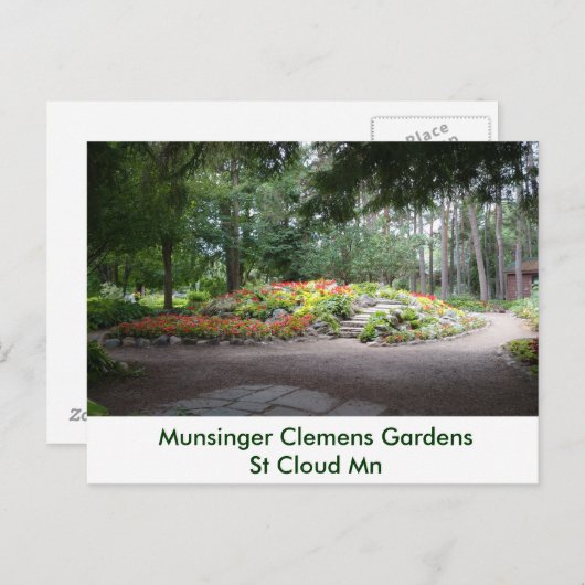 Hardscape Munsinger Garden St Cloud MN Briefkaart (Voorkant / Achterkant)