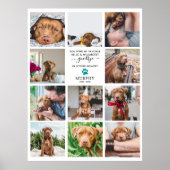 Hardste Afscheid | Huisdier-herdenking 11 Foto Col Poster (Voorkant)