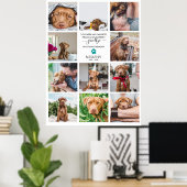 Hardste Afscheid | Huisdierherdenking 11 Foto Coll Poster (Thuiskantoor)