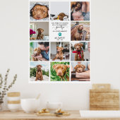 Hardste Afscheid | Huisdierherdenking 11 Foto Coll Poster (Keuken)