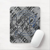 HARDSTYLE DJ - metalen ontwerp Muismat (Met muis)