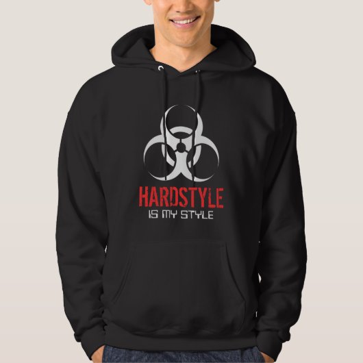 Hardstyle is mijn stijl hoodie (Voorkant)