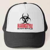 Hardstyle is mijn stijl trucker pet (Voorkant)
