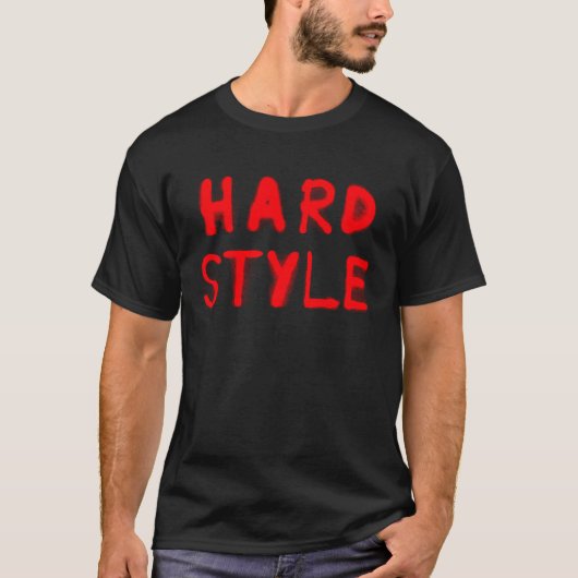 Hardstyle PLUR EDM Techno House Festival T-shirt (Voorkant)