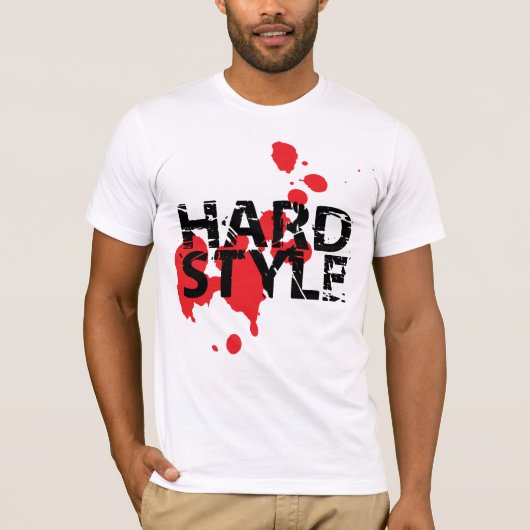 Hardstyle Splatter Rave T-shirt (Voorkant)