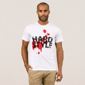 Hardstyle Splatter Rave T-shirt (Voorkant volledig)