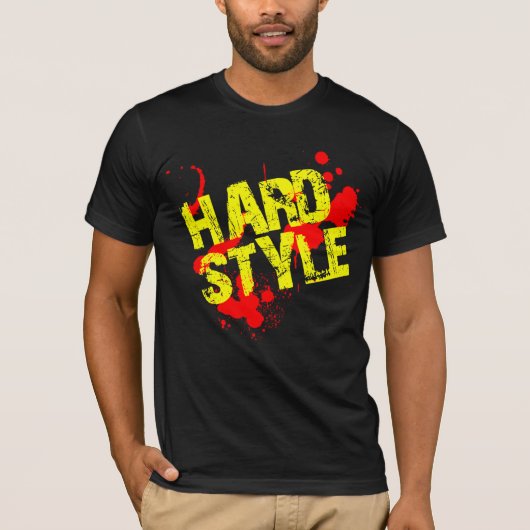 Hardstyle Spletters verf T-shirt (Voorkant)