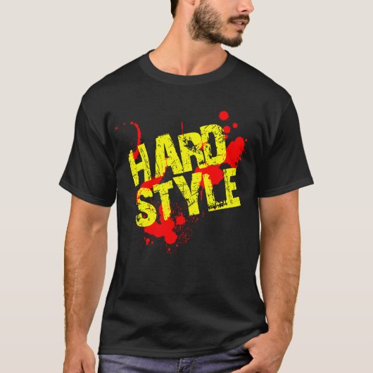 Hardstyle Spletters verf T-shirt (Voorkant)