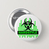 Hardstyle Tempo design Ronde Button 5,7 Cm (Voorkant /achterkant)
