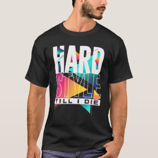 Hardstyle tot ik die Skull Rave Music Funny Festiv T-shirt