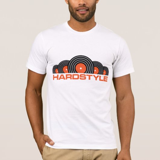 Hardstyle Vinyl T-shirt (Voorkant)