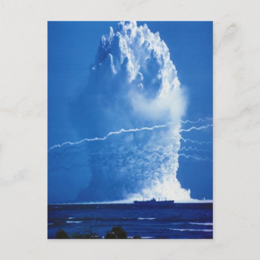 Hardtack Umbrella Underwater Nuclear Test 1958 Briefkaart (Voorkant)