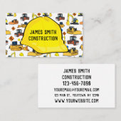 Hardtakkataannemer voor bouwvoertuigen visitekaartje (Voorkant / Achterkant)