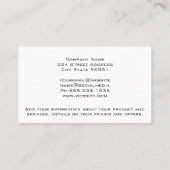 Hardware Building Tools | Handyman Carpenter Visitekaartje (Achterkant)