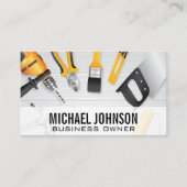 Hardware Building Tools | Handyman Carpenter Visitekaartje (Voorkant)