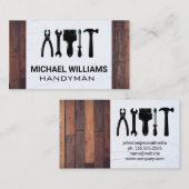 Hardware Carpentry Hand-tools | Hout Spackle Visitekaartje (Voorkant / Achterkant)