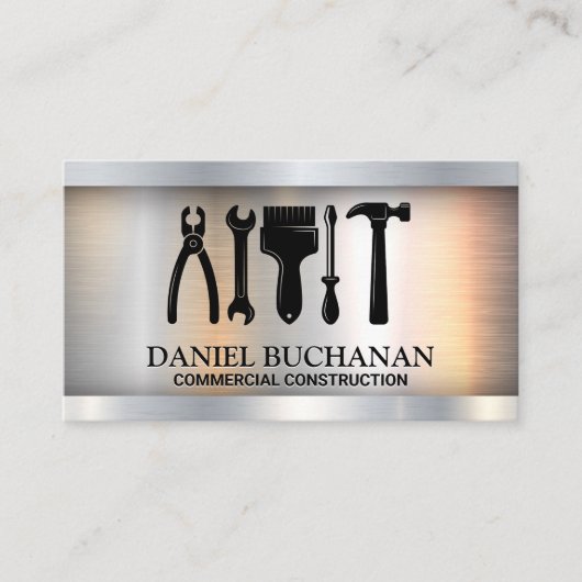 Hardware | Carpentry-tools Visitekaartje (Voorkant)