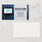 hardware-elektronica | Moersleutel in de hand Visitekaartje (Voorkant / Achterkant)