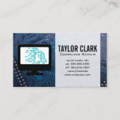 hardware-elektronica | Moersleutel in de hand Visitekaartje (Voorkant)