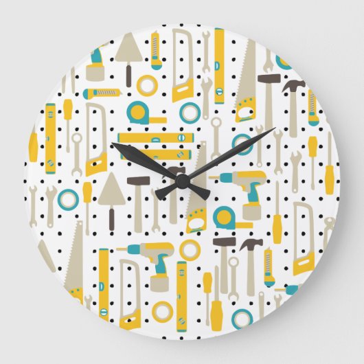 Hardware- en constructietools wandklok (Voorkant)