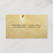 Hardware Gereedschap | Bouw Blauwdrukken | Hout Visitekaartje (Achterkant)