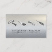 Hardware Gereedschap | Metalen Textuur Visitekaartje (Achterkant)