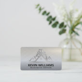 Hardware Gereedschap | Metallic Textuur | Bouw Visitekaartje (Staand voorkant)