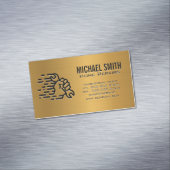 Hardware Gereedschap | Sleutel in Hand Magnetisch Visitekaartje (Voorbeeld)