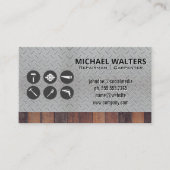 Hardware Gereedschap | Staal en Hout Visitekaartje (Voorkant)