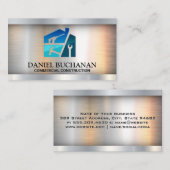 Hardware Gereedschap | Timmervak Blauw Koll. | Bou Visitekaartje (Voorkant / Achterkant)