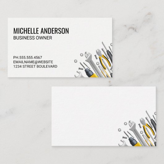 Hardware Gereedschap Visitekaartje