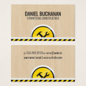 Hardware-gereedschappen voor constructie | Achterg Visitekaartje (Voorkant /achterkant)