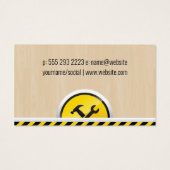 Hardware-gereedschappen voor constructie | Achterg Visitekaartje (Achterkant)