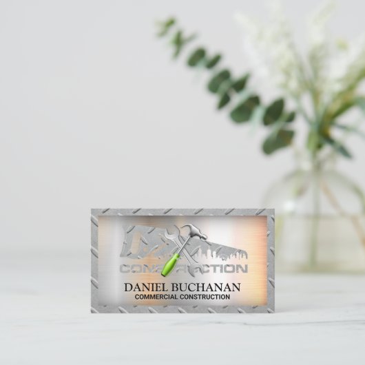 Hardware-gereedschappen voor constructie | Staal Visitekaartje (Staand voorkant)